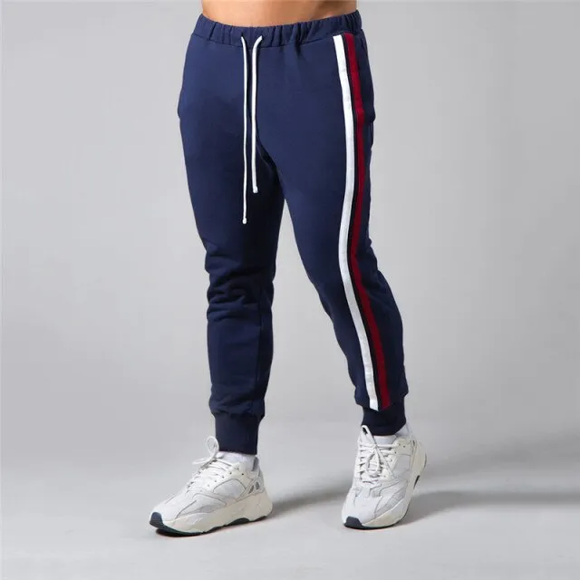 2022 Brand Casual Sweatpants Gym Running Pants Men's Fitness Bodybuilding Men Jogging  Sweatpants