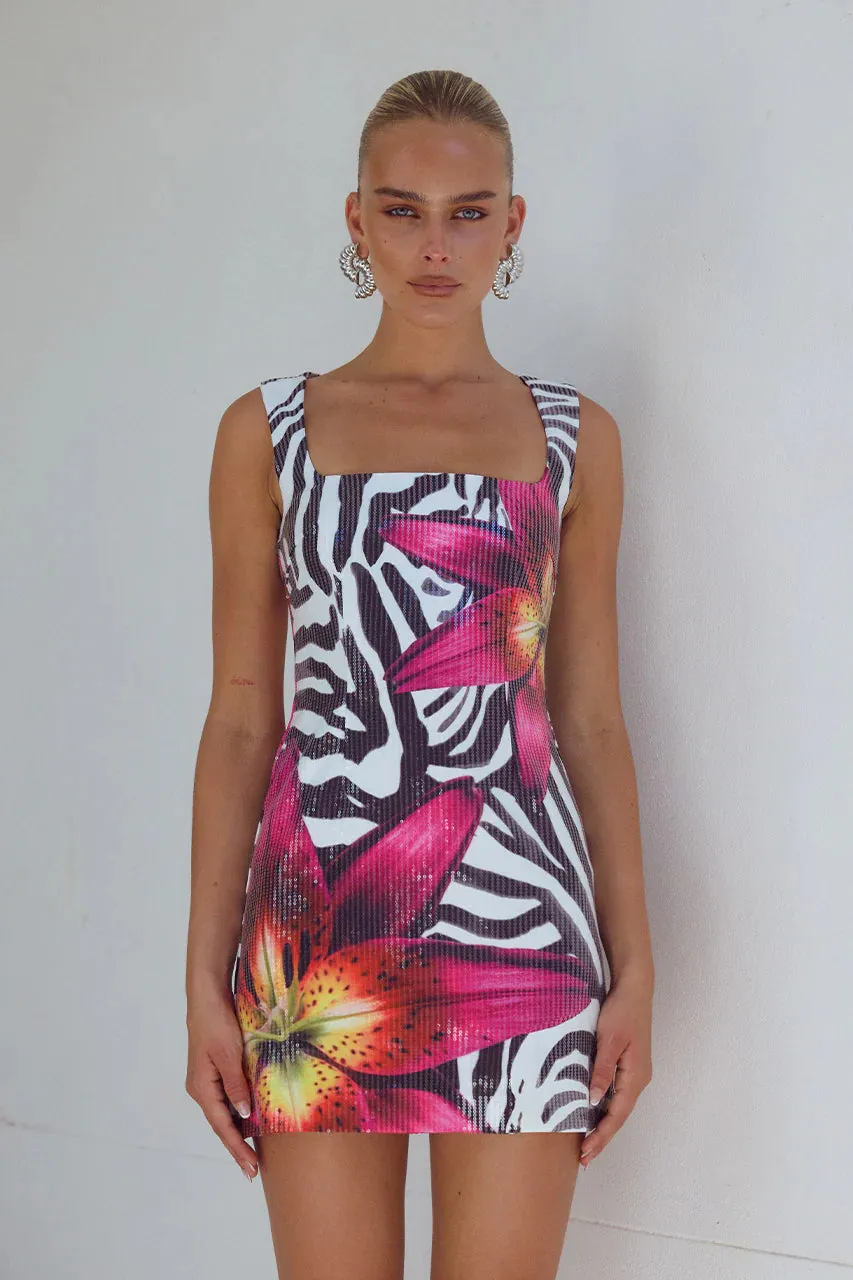 ALESSIA MINI ZEBRA FLORAL