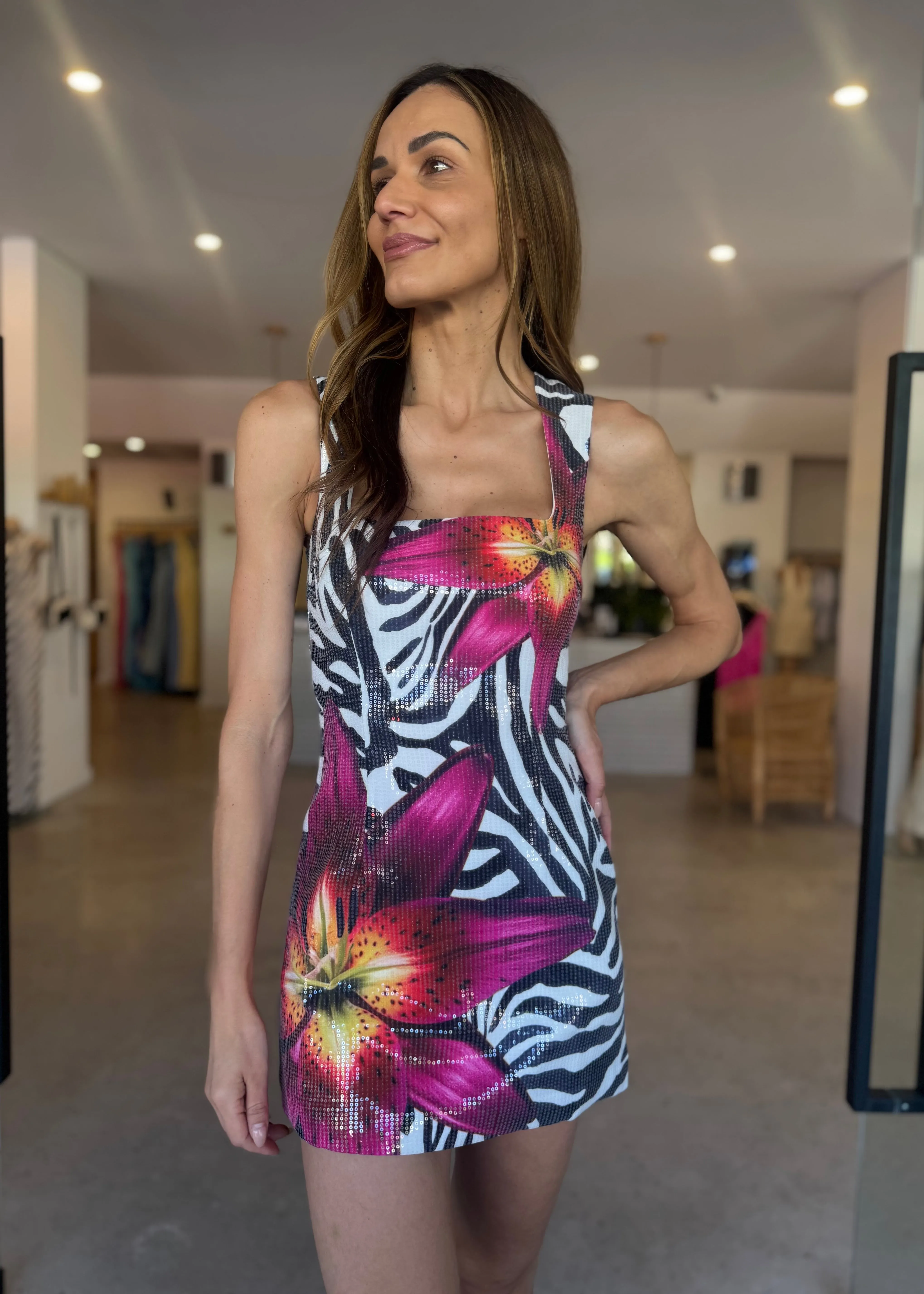 ALESSIA MINI ZEBRA FLORAL