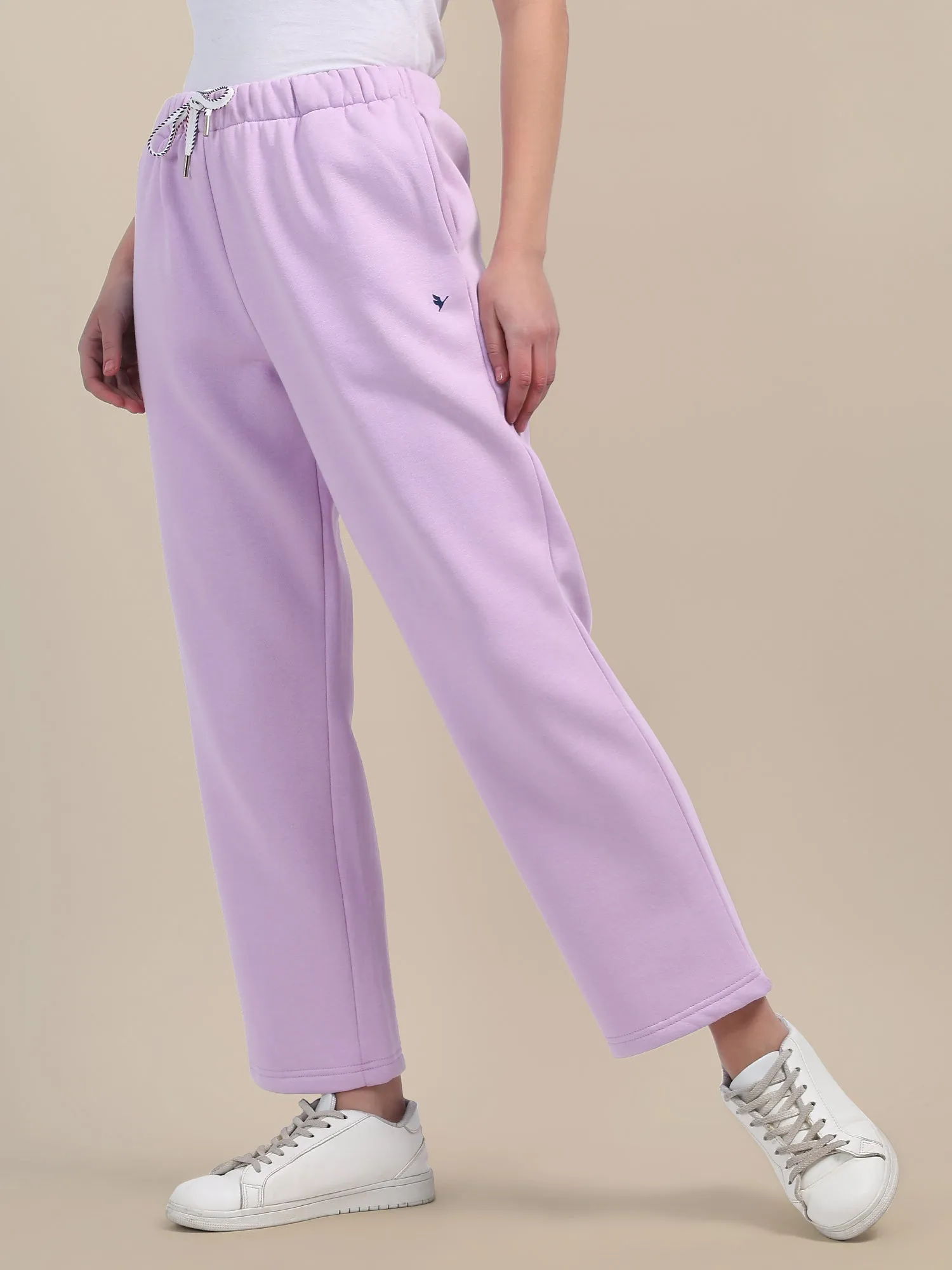 Amswan Womens Premium Cotton Lilac Sweatpant