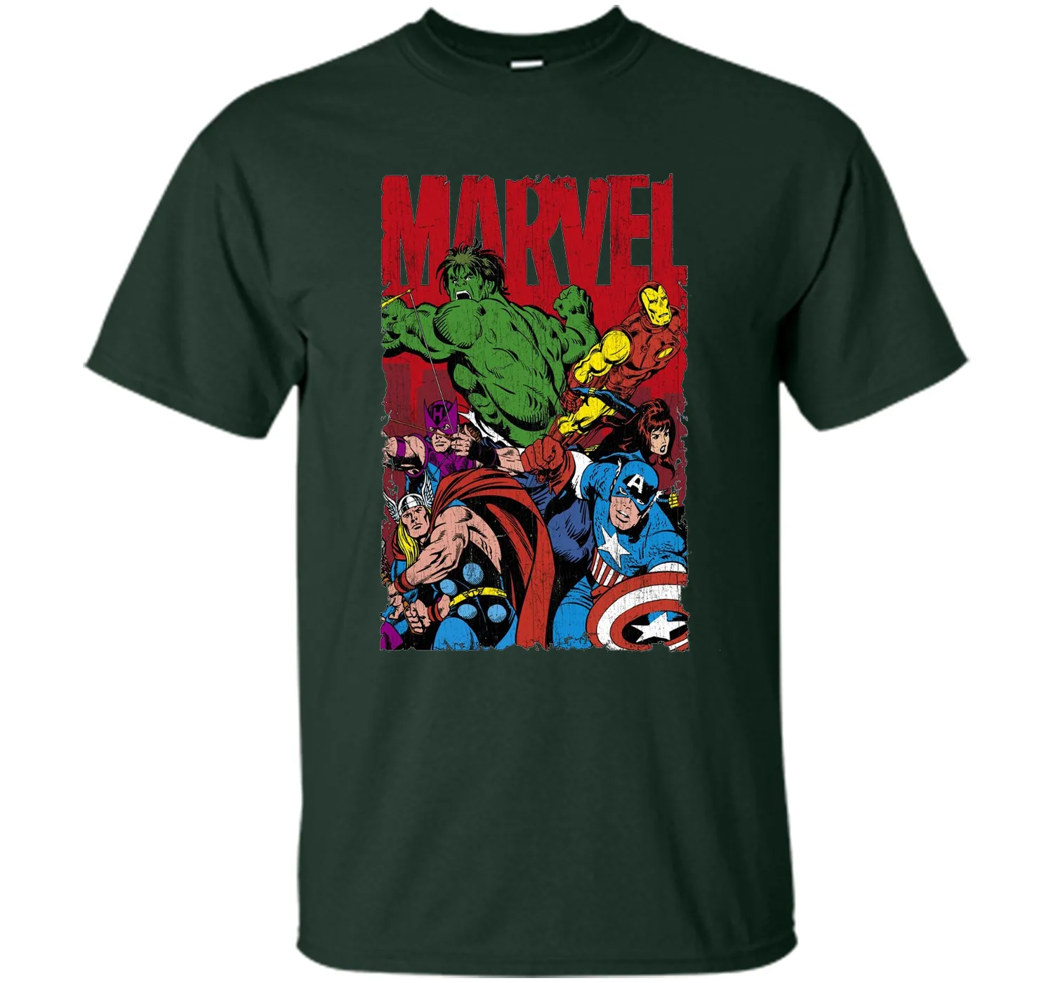 Avengers Team Graphic T-Shirt