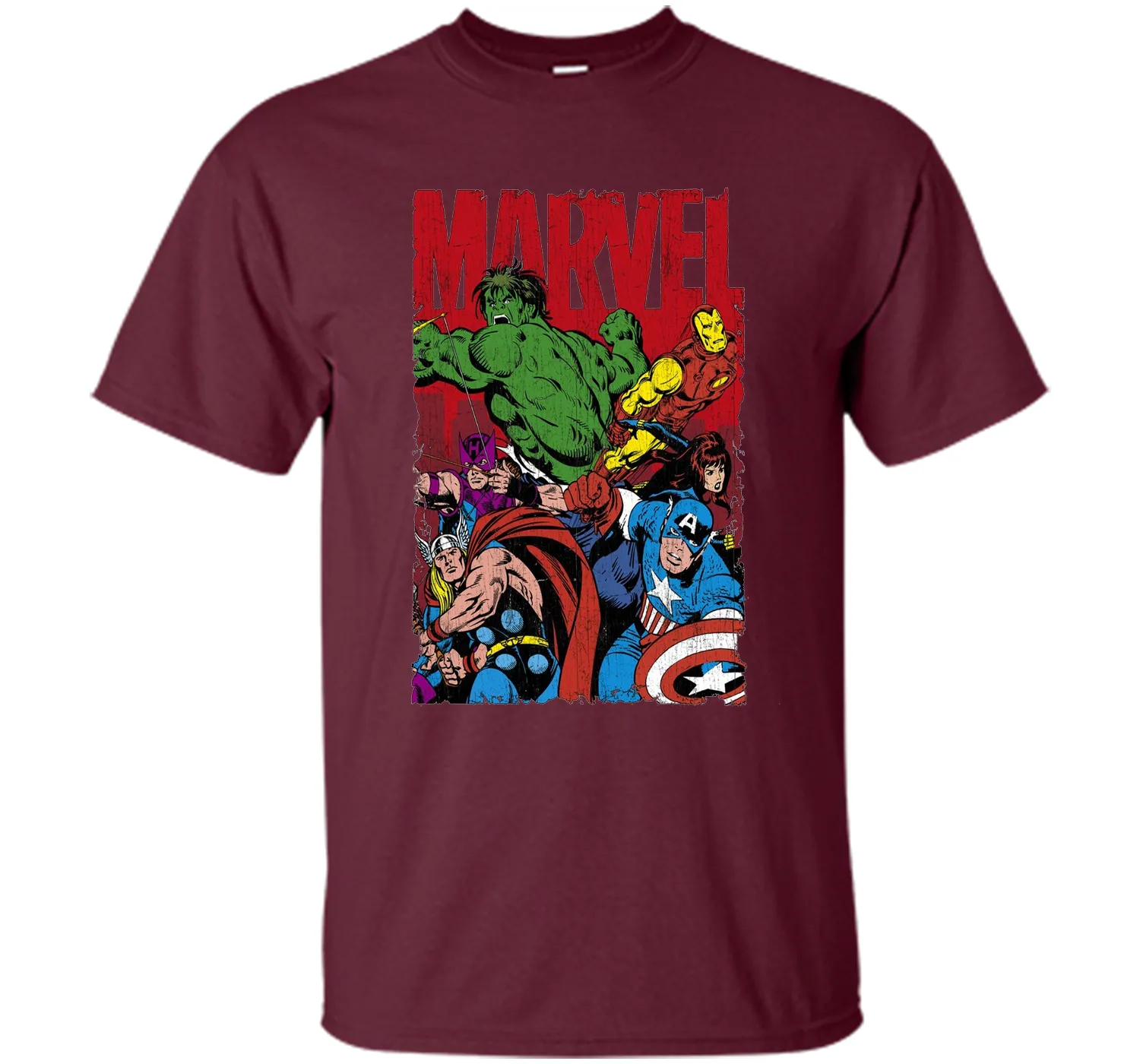 Avengers Team Graphic T-Shirt