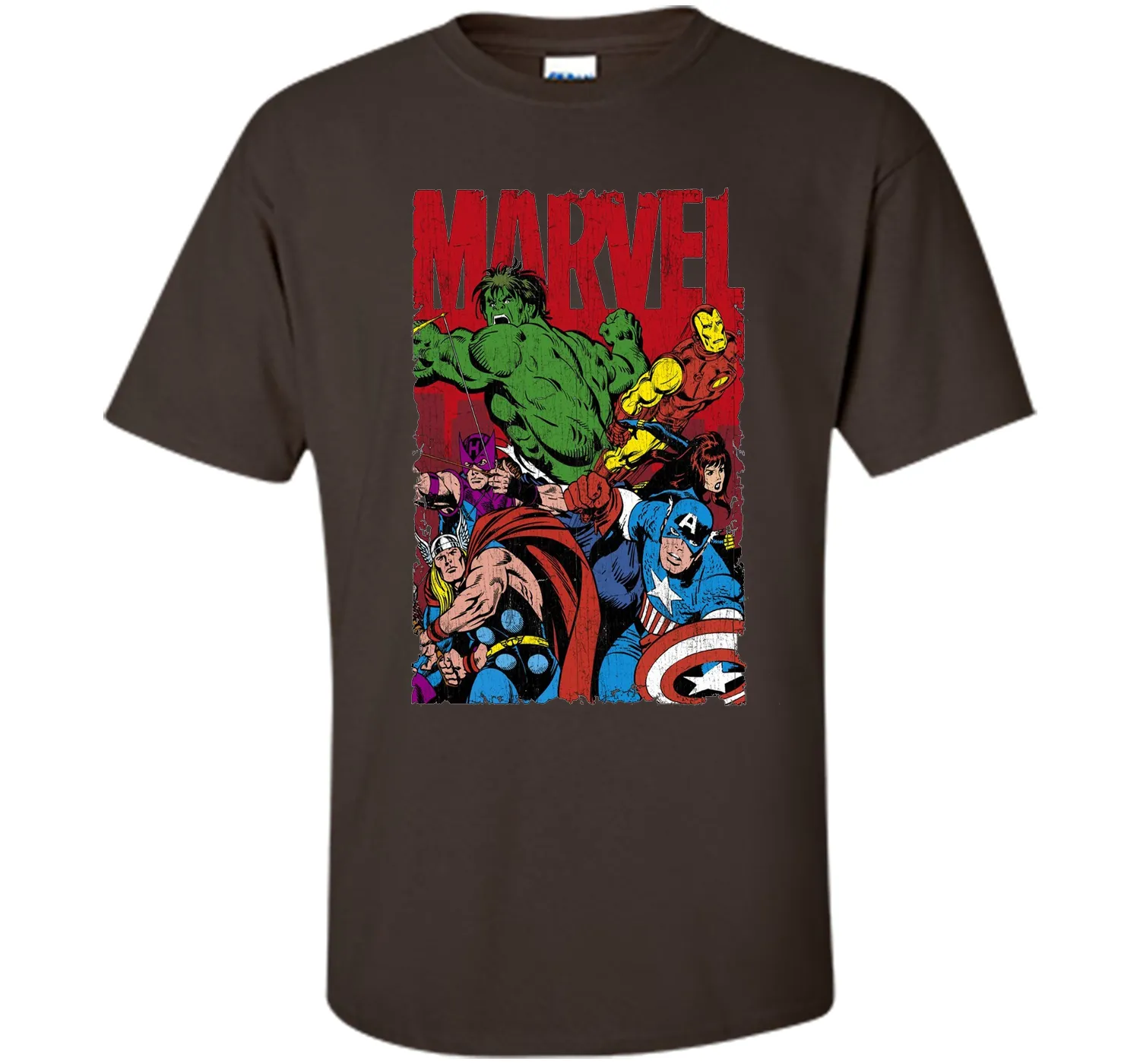 Avengers Team Graphic T-Shirt