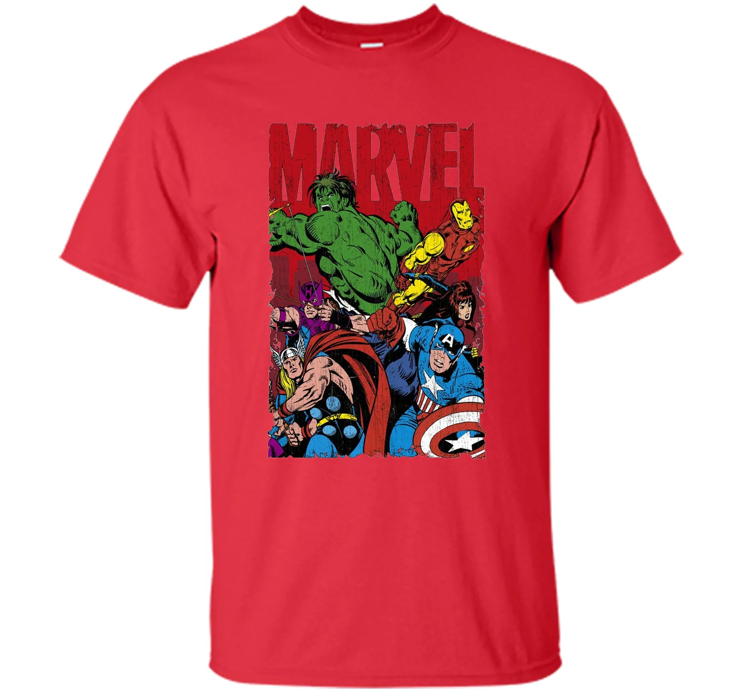 Avengers Team Graphic T-Shirt