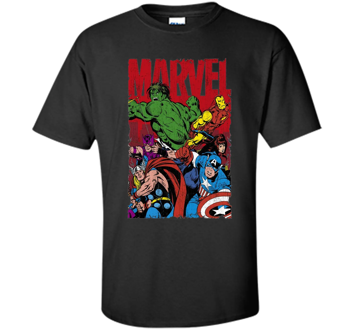 Avengers Team Graphic T-Shirt