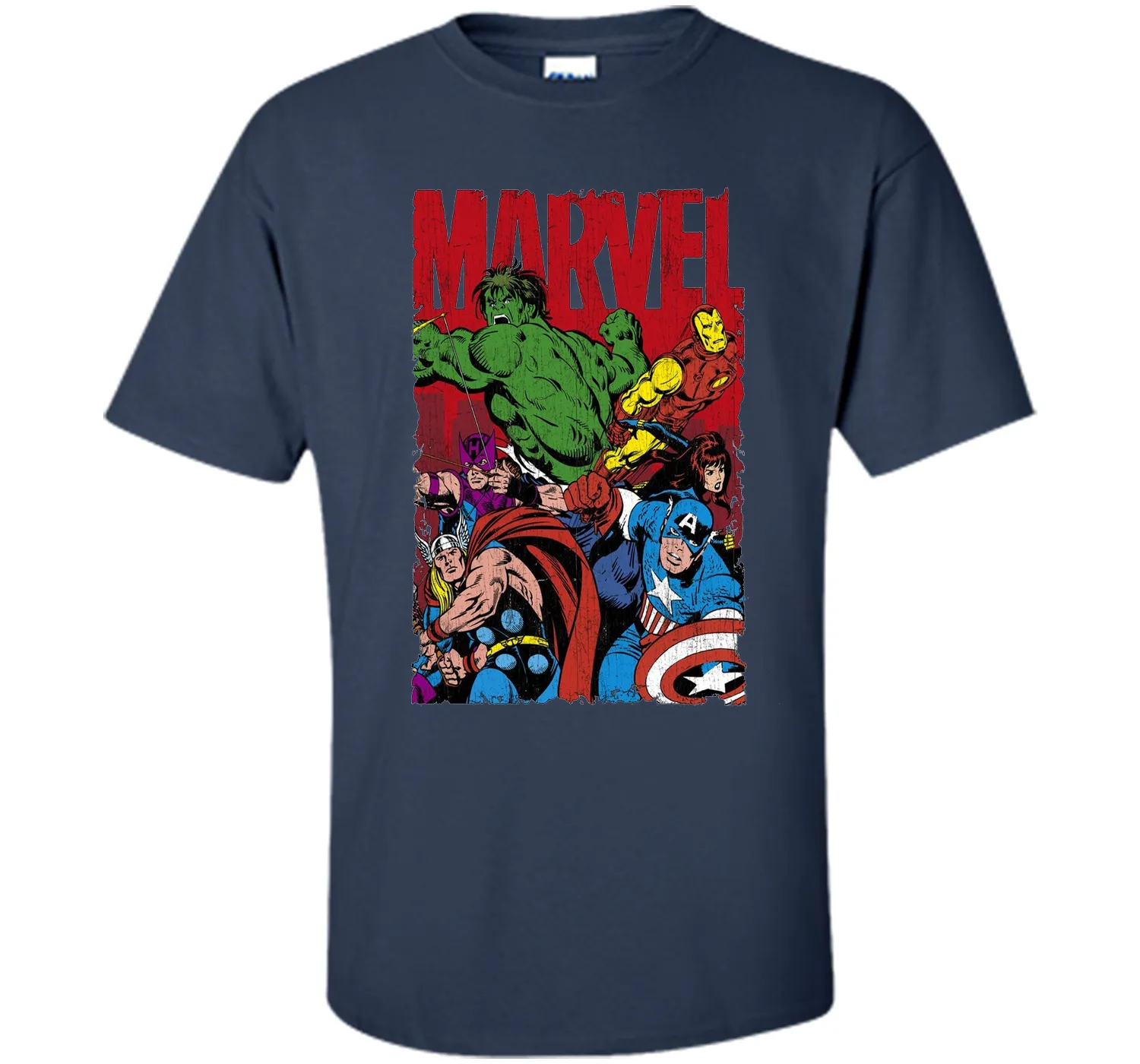 Avengers Team Graphic T-Shirt