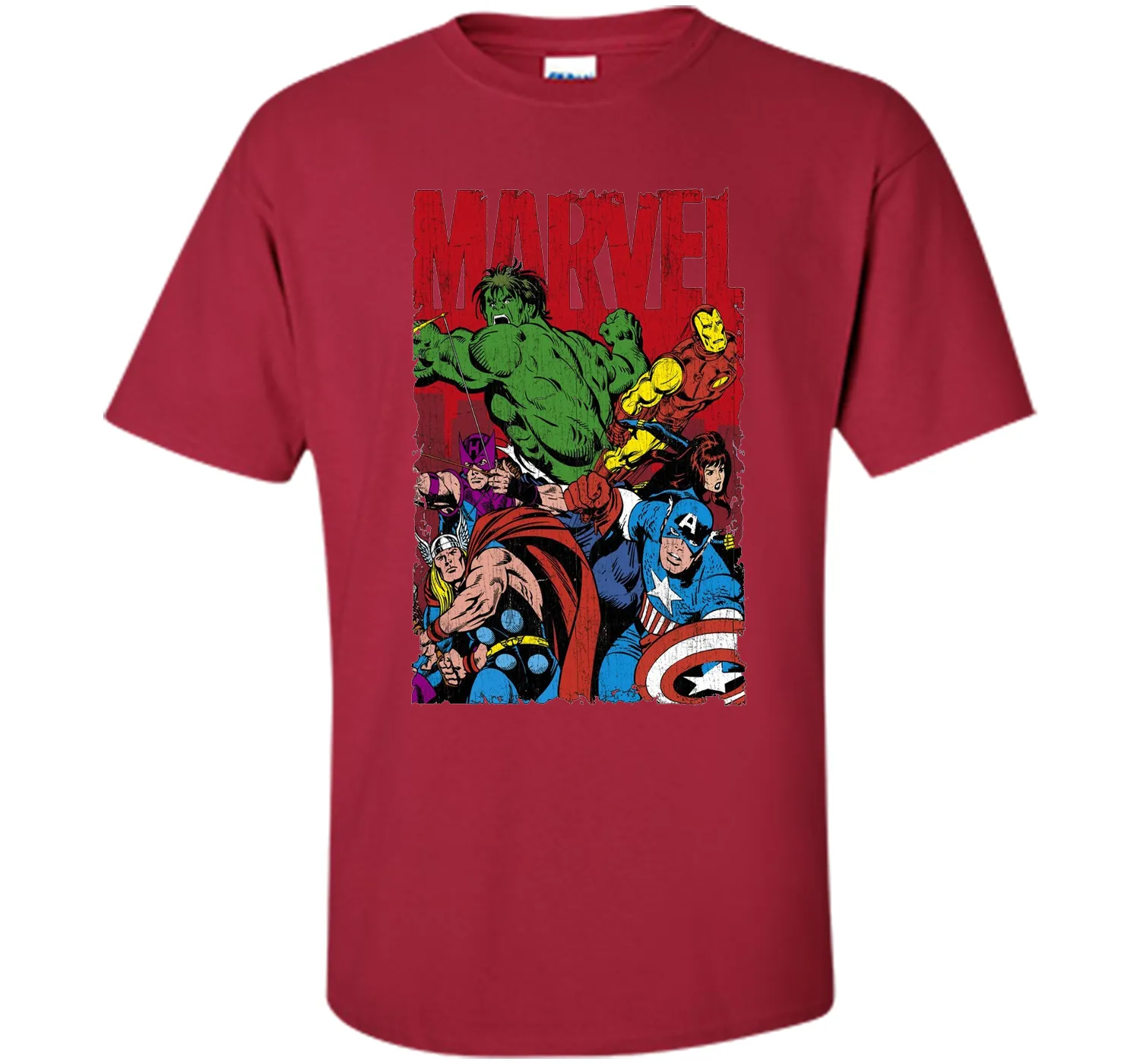 Avengers Team Graphic T-Shirt