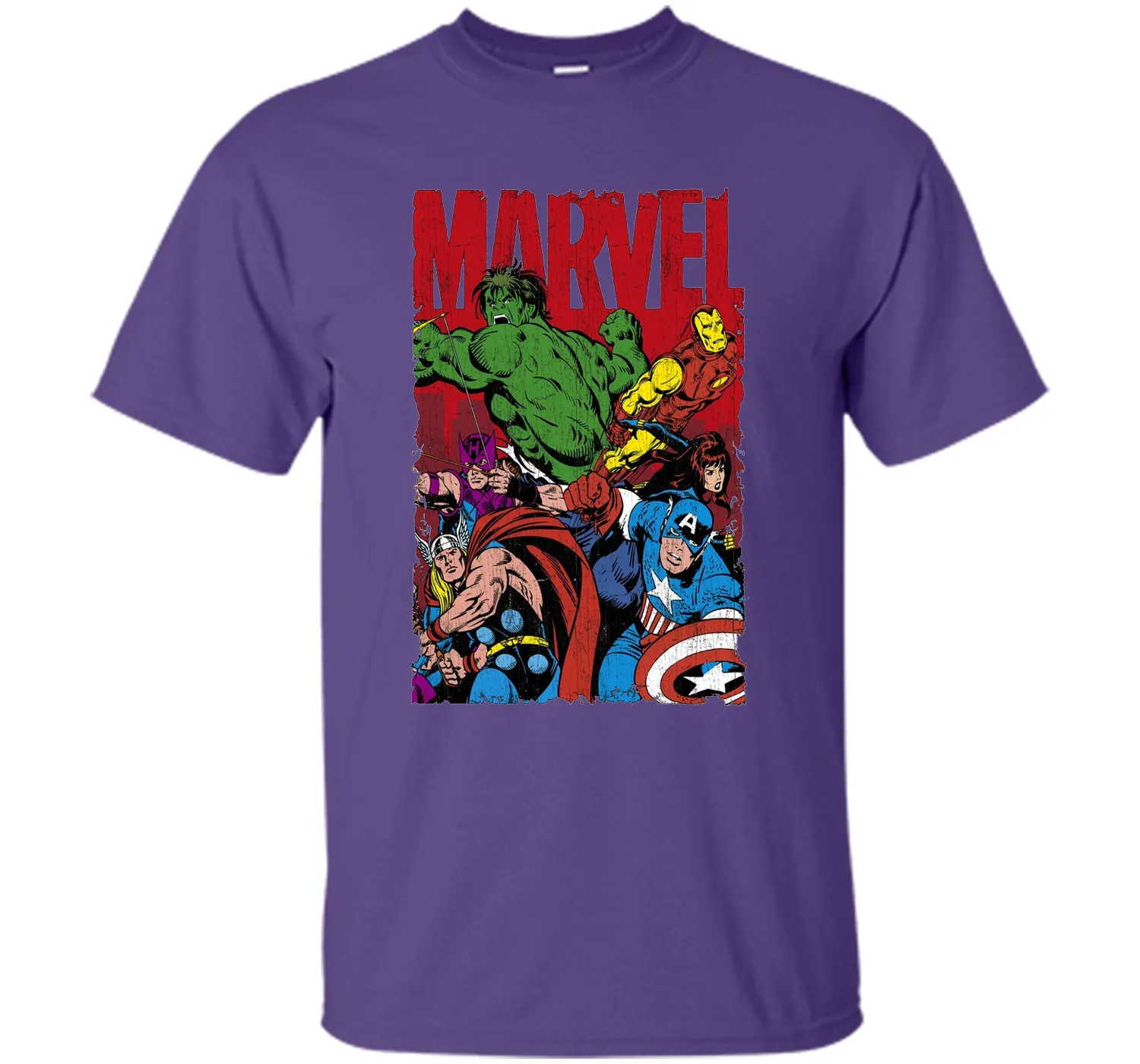 Avengers Team Graphic T-Shirt