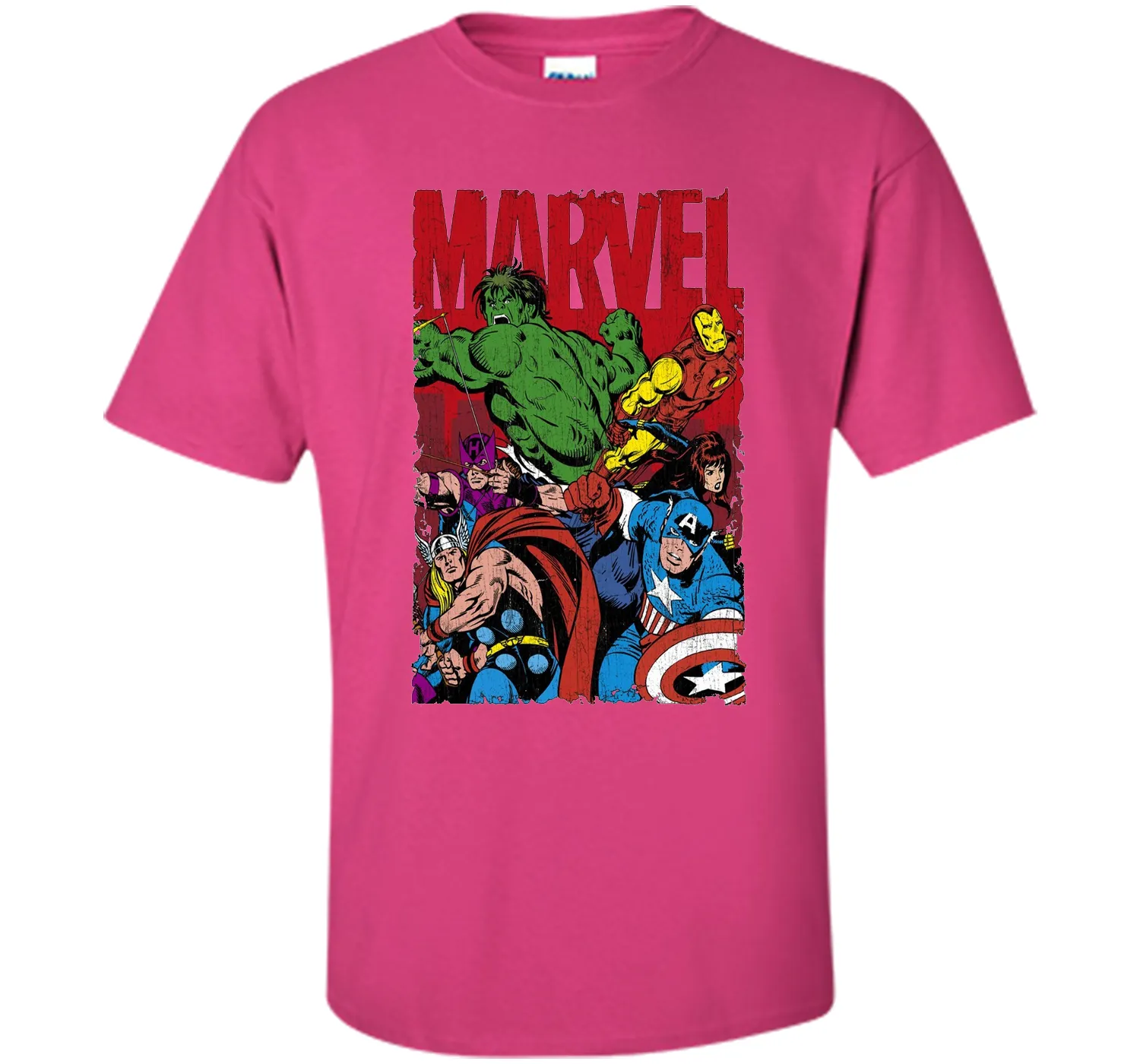 Avengers Team Graphic T-Shirt