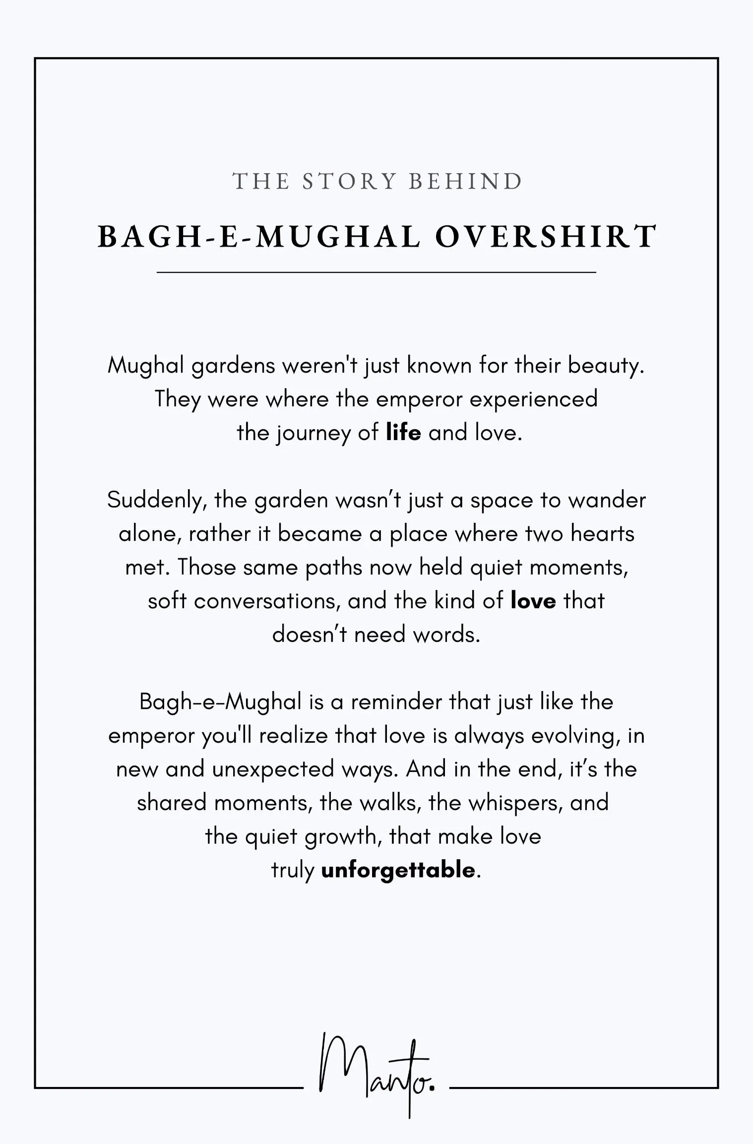 Bagh-e-Mughal Overshirt - Brown & Green
