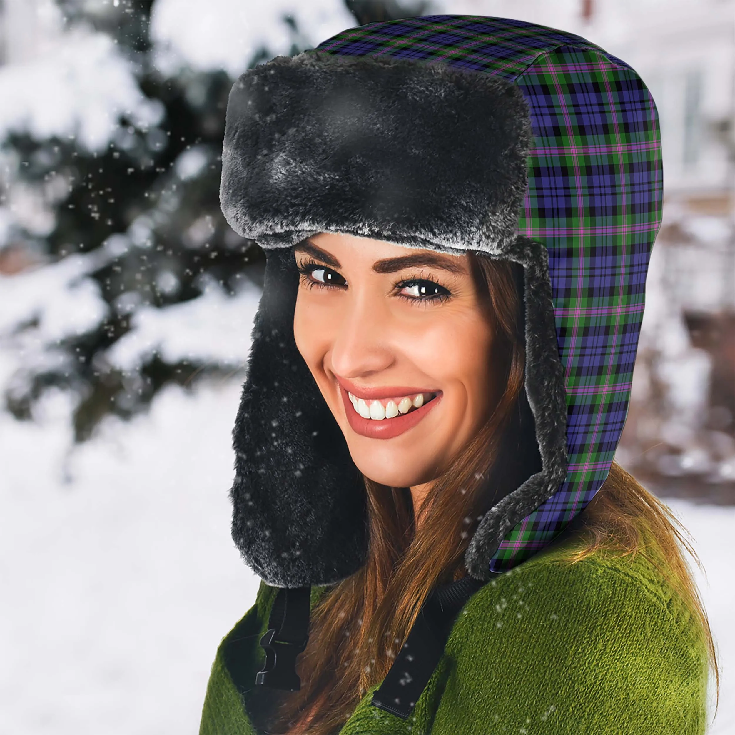 Baird Modern Tartan Winter Trapper Hat