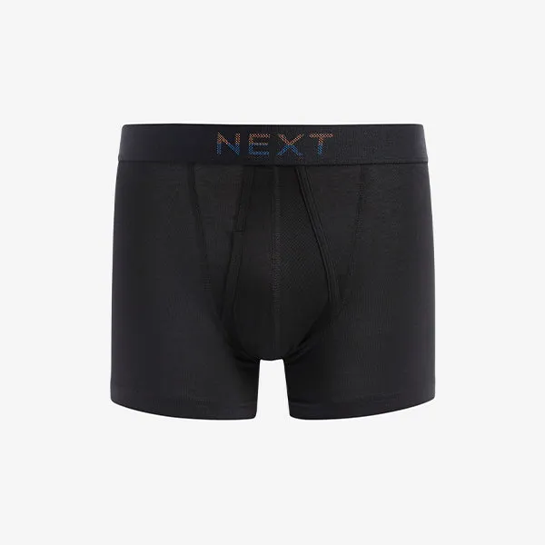 Black Bright Spot Waistband 4 pack A-Front Boxers