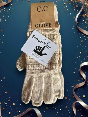 CC Smart Tip Gloves in new beige