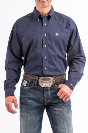 CINCH SOLID NAVY BUTTON SHIRT