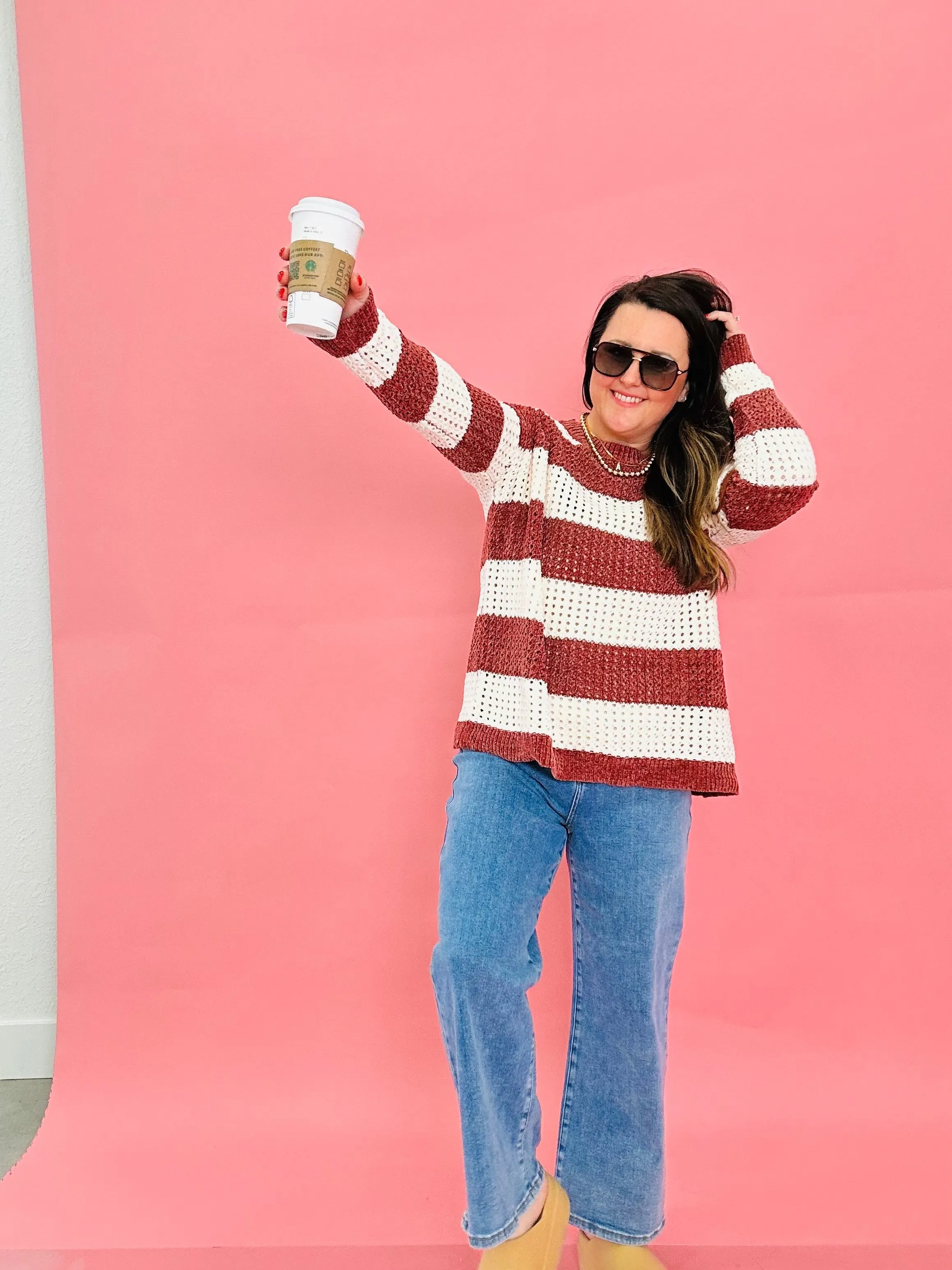 Color Block Spring Sweater