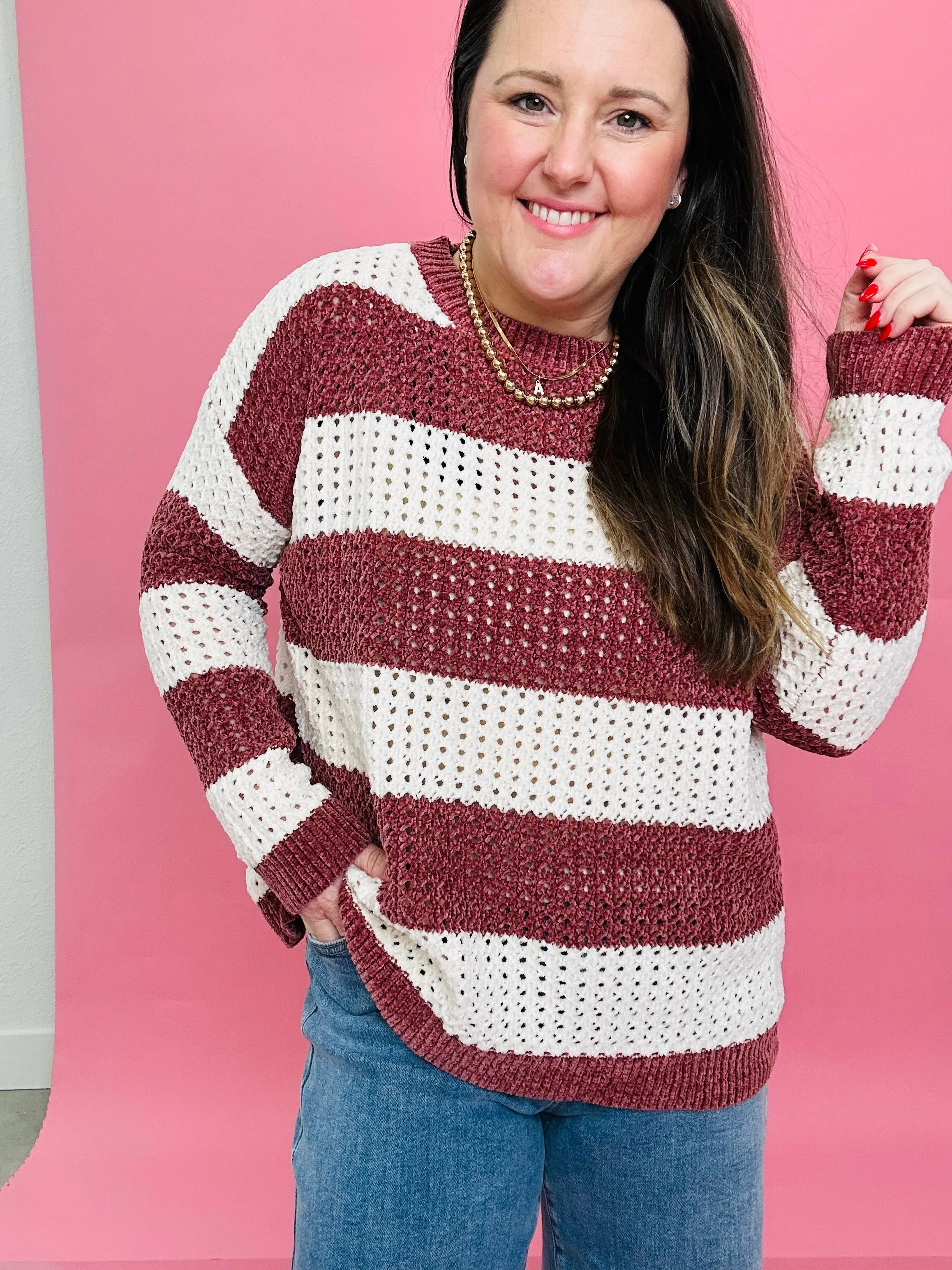 Color Block Spring Sweater