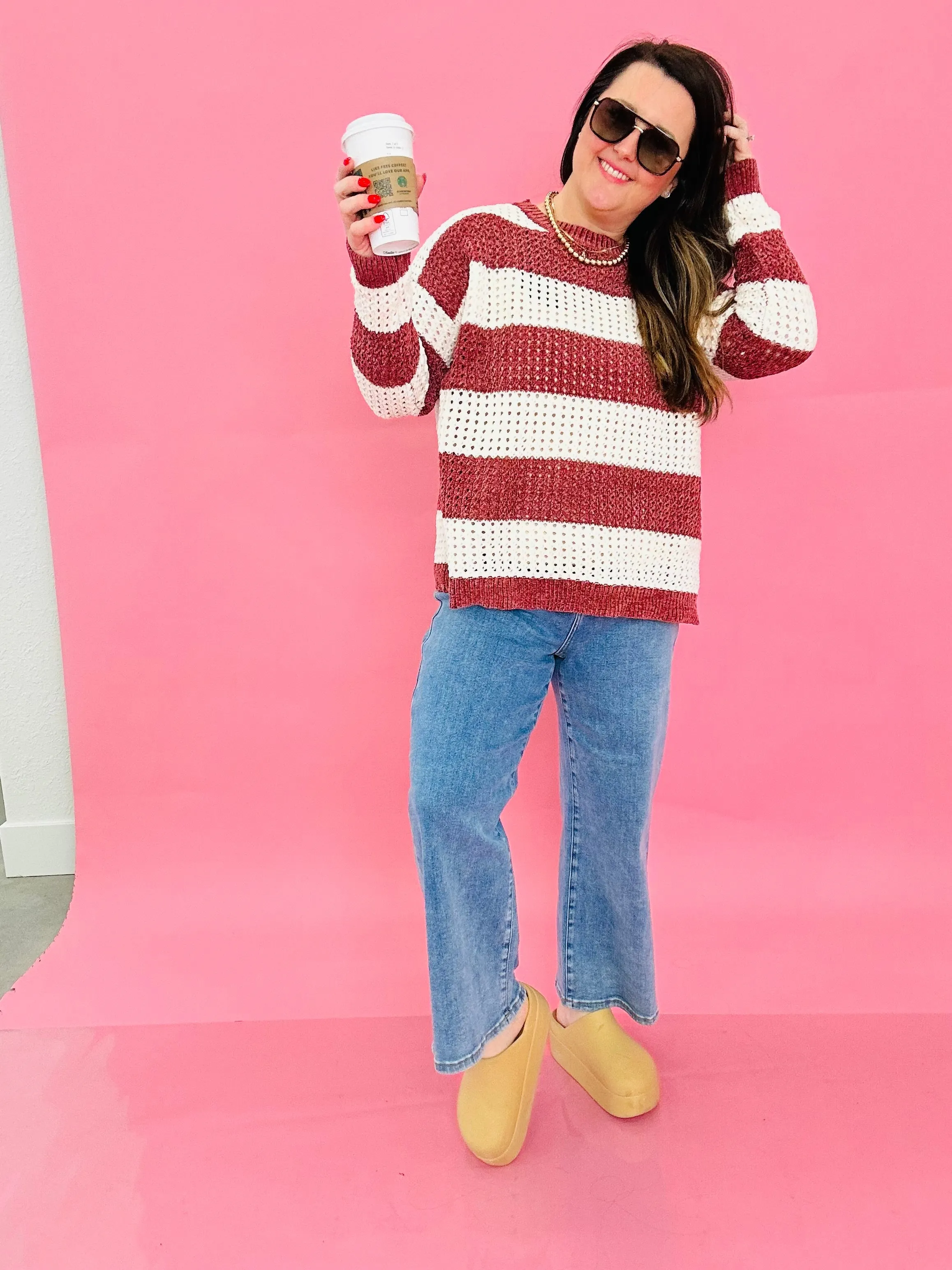 Color Block Spring Sweater