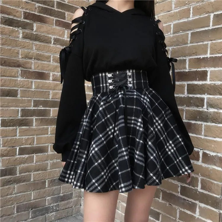 Dark Girl Ribbon Sweater SD01452