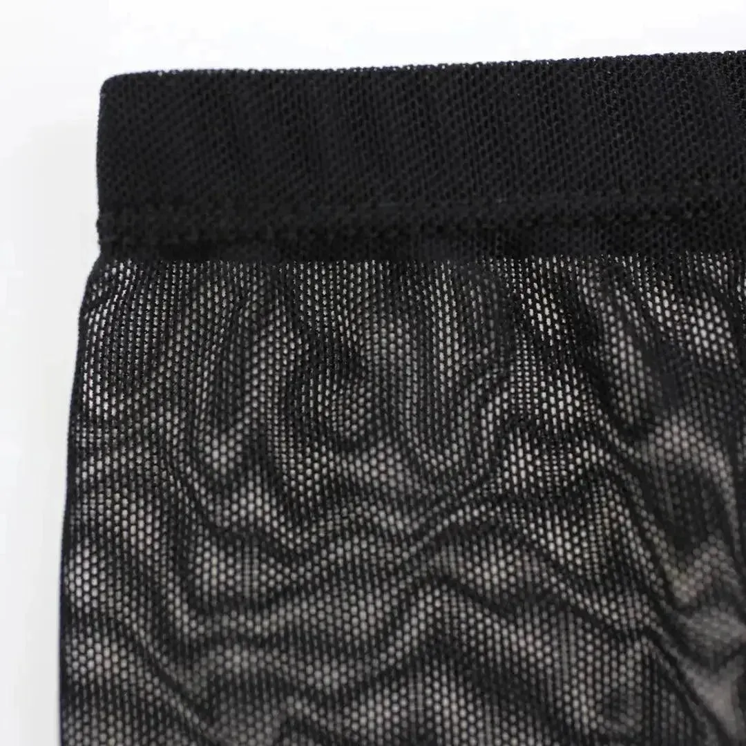 DomiGe Men's Sheer Mesh Boxer Shorts - Breathable & Sexy Male Underwear
