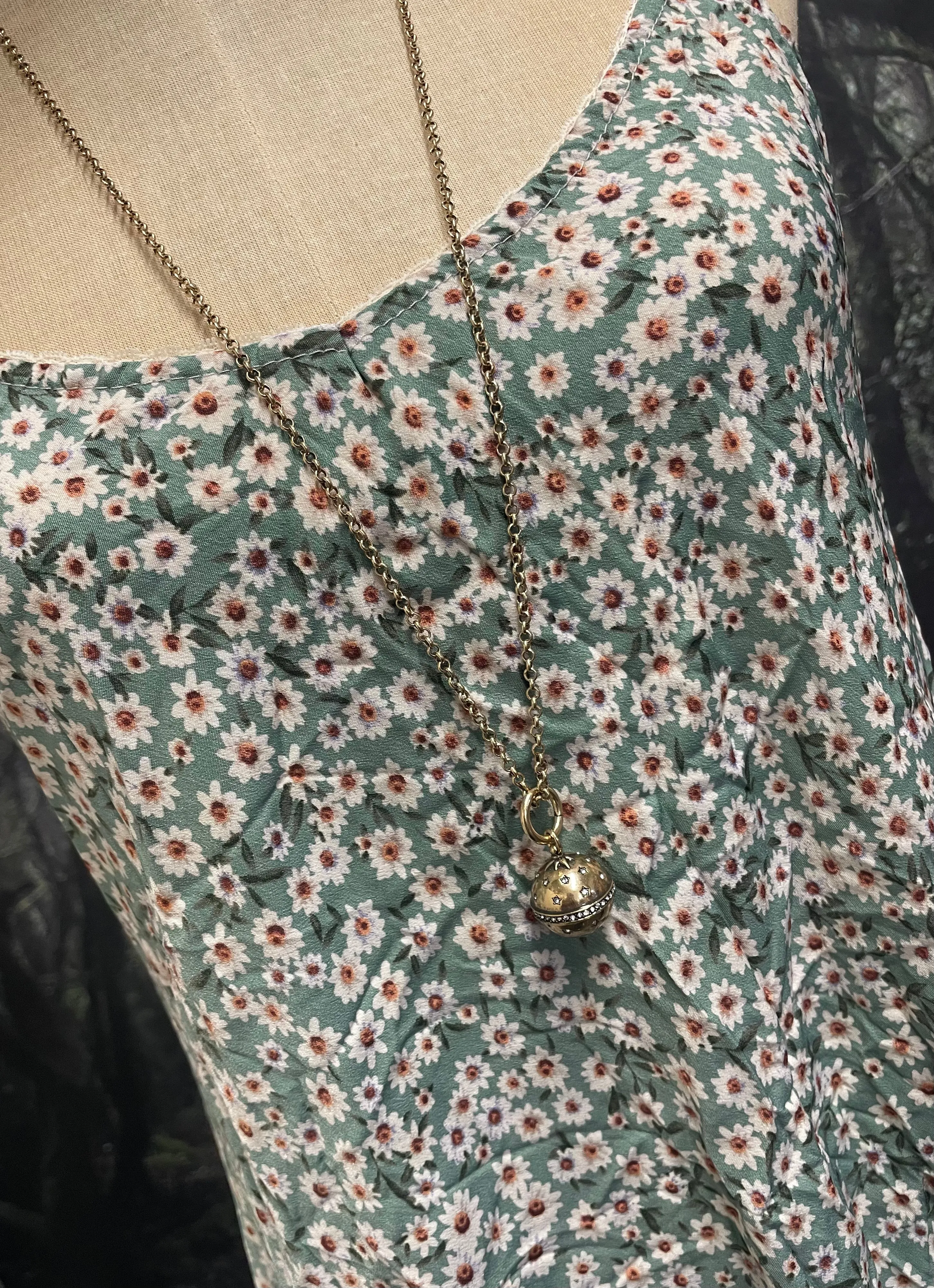 Duck egg Daisy slip dress