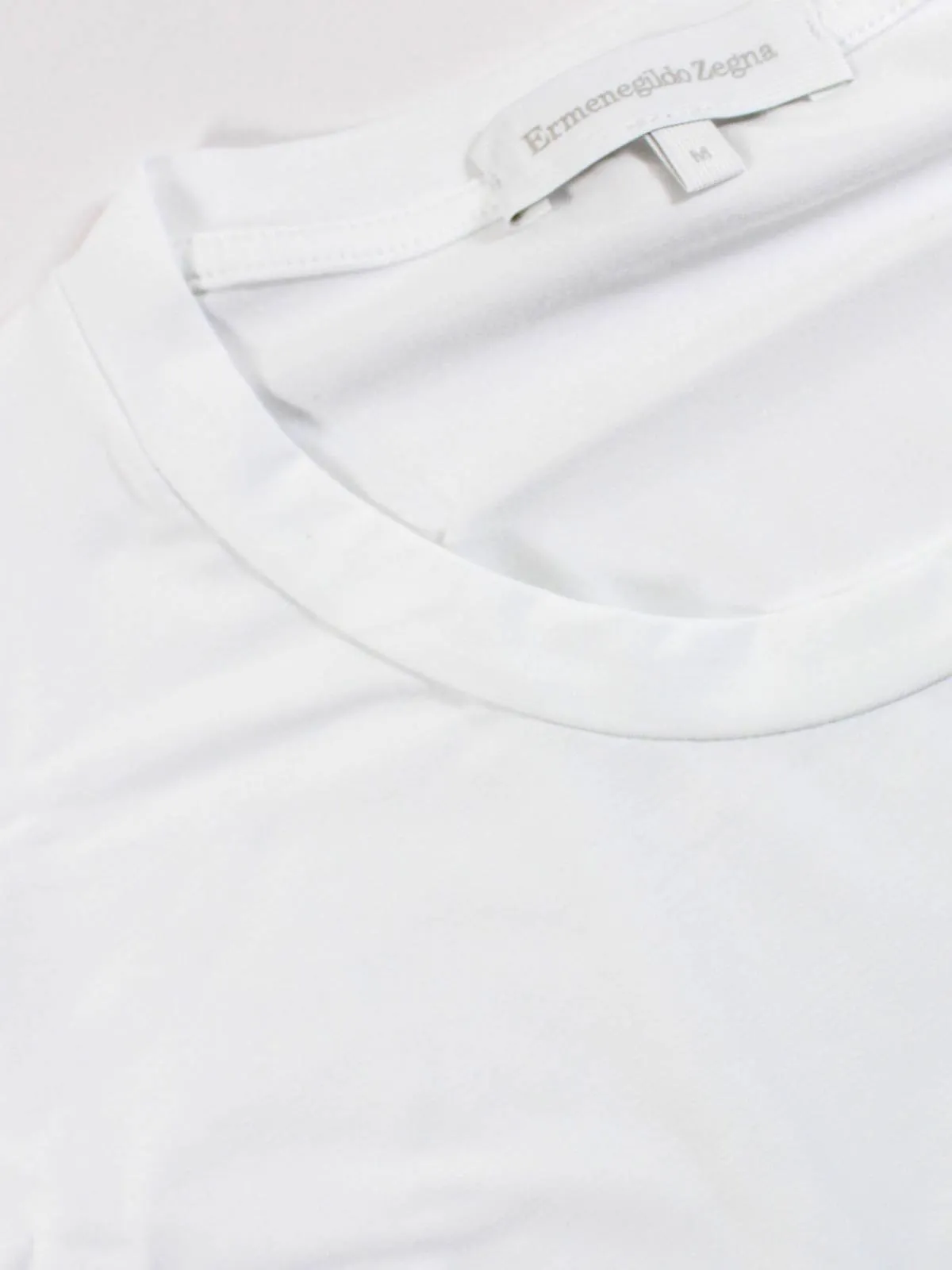 Ermenegildo Zegna Long Sleeve T-Shirt White L Undershirt FINAL SALE