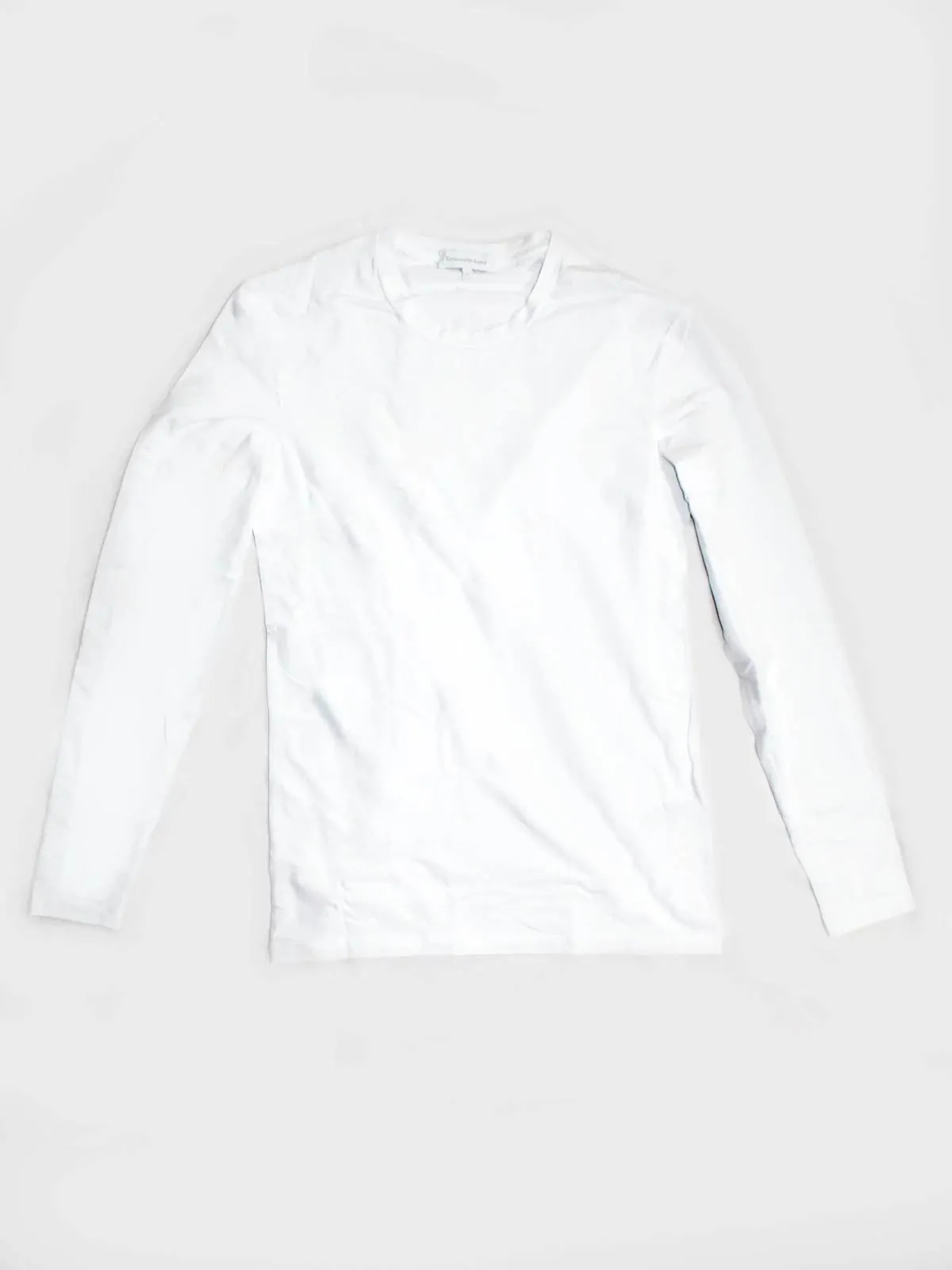 Ermenegildo Zegna Long Sleeve T-Shirt White L Undershirt FINAL SALE