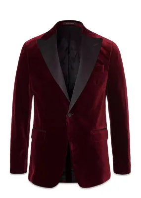 Frampton Blazer Tux - Dark Red