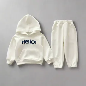 Hello Kids Hoodie & Sweatpants Set