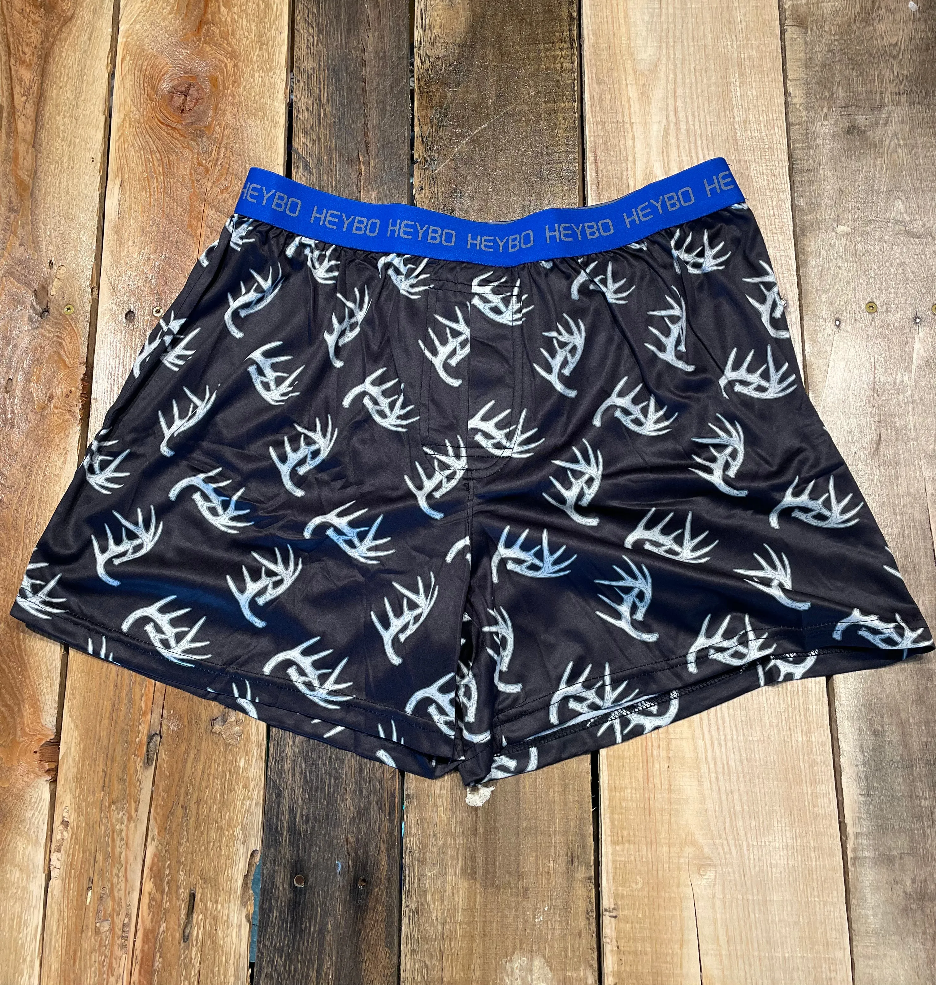 Heybo Outdoors: Antlers Performance Boxers- Black