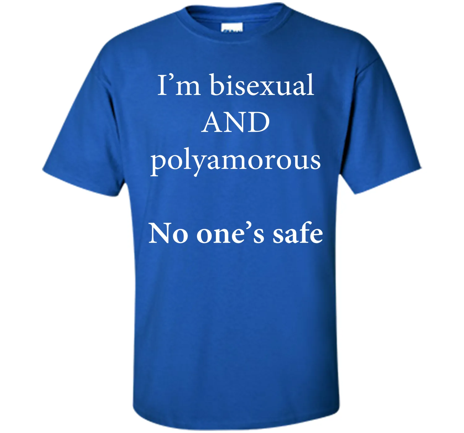 I'm Bisexual and Polyamorous, No One's Safe T-Shirt