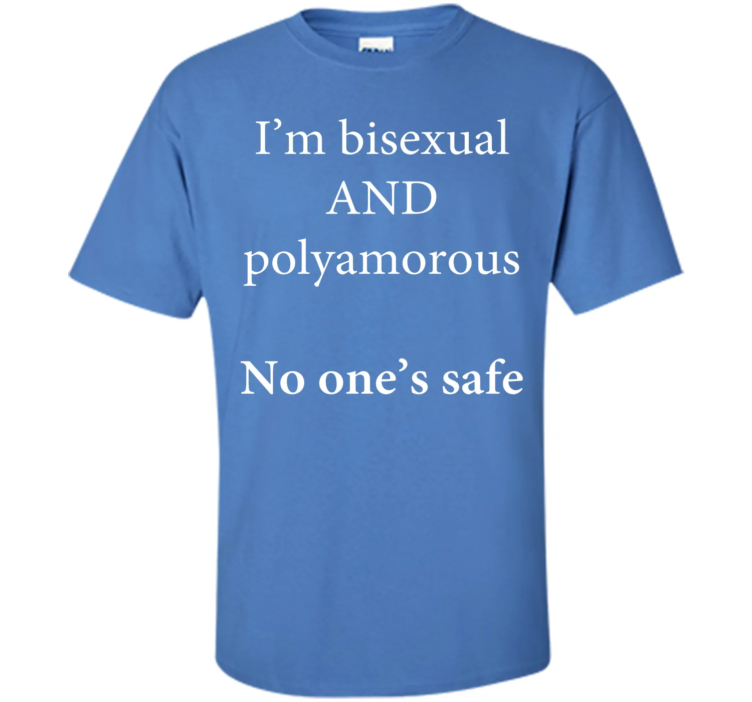 I'm Bisexual and Polyamorous, No One's Safe T-Shirt
