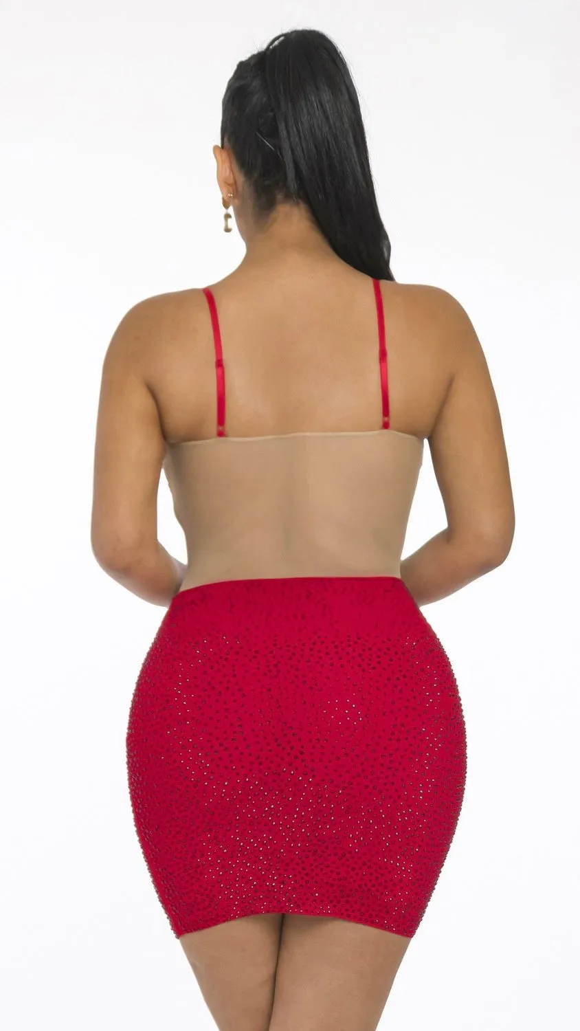 Mina Dress - Red