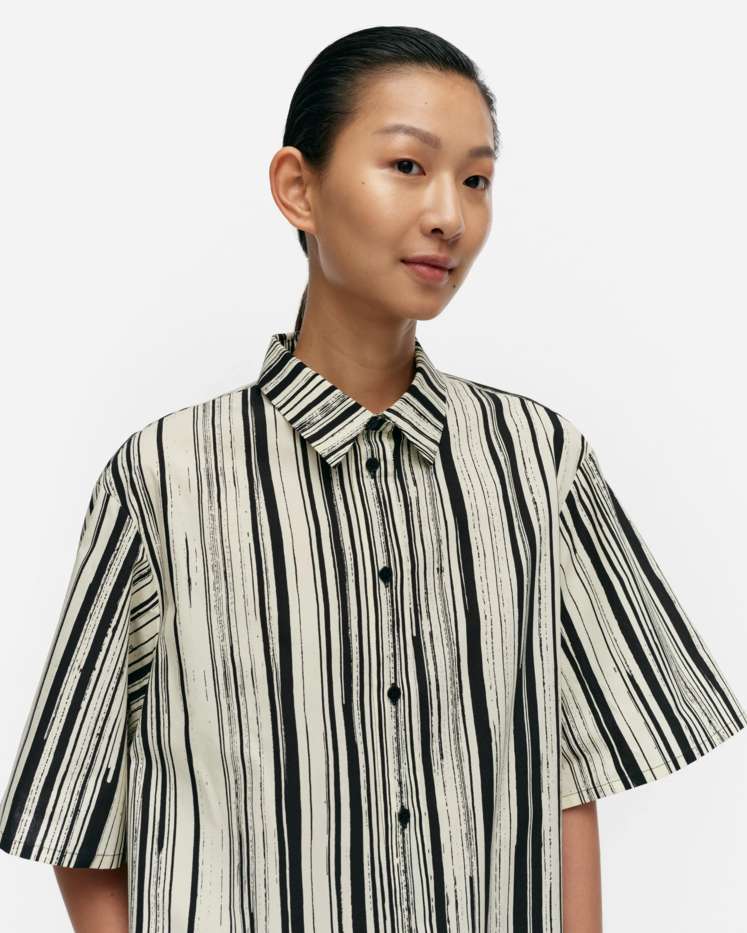 Monoliitti Siluetti Cotton Poplin Dress 95cm