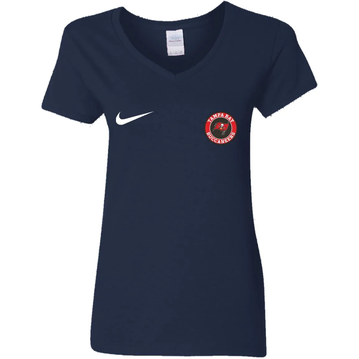 Nike Tampa Bay Buccaneers Nfl Football Women V-Neck T-Shirt