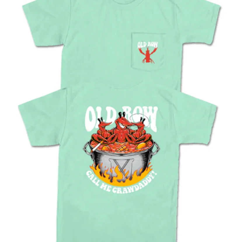 Old Row: The Crawdaddy Pocket Tee - Grass