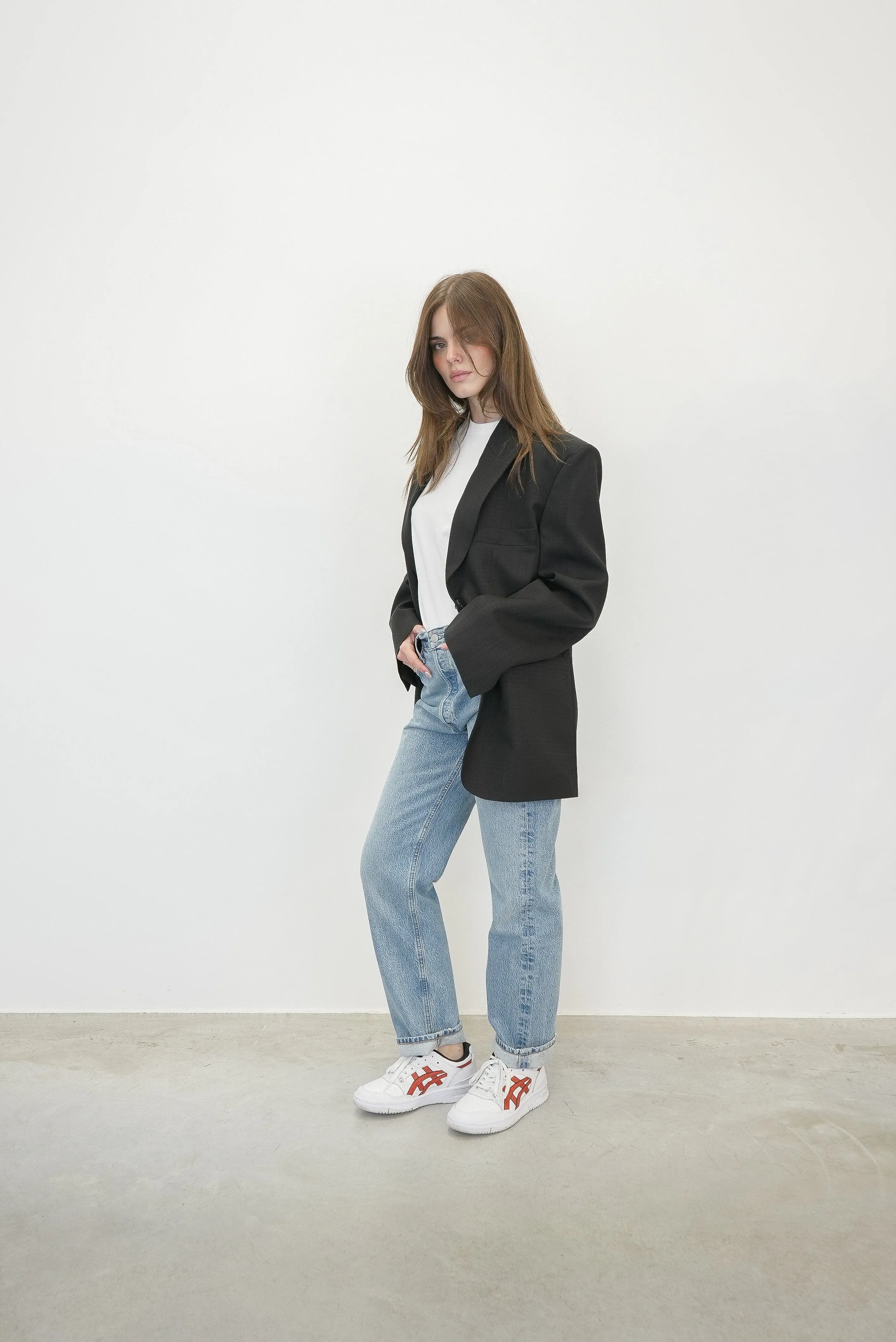 OVERSIZED OVERLAP BLAZER