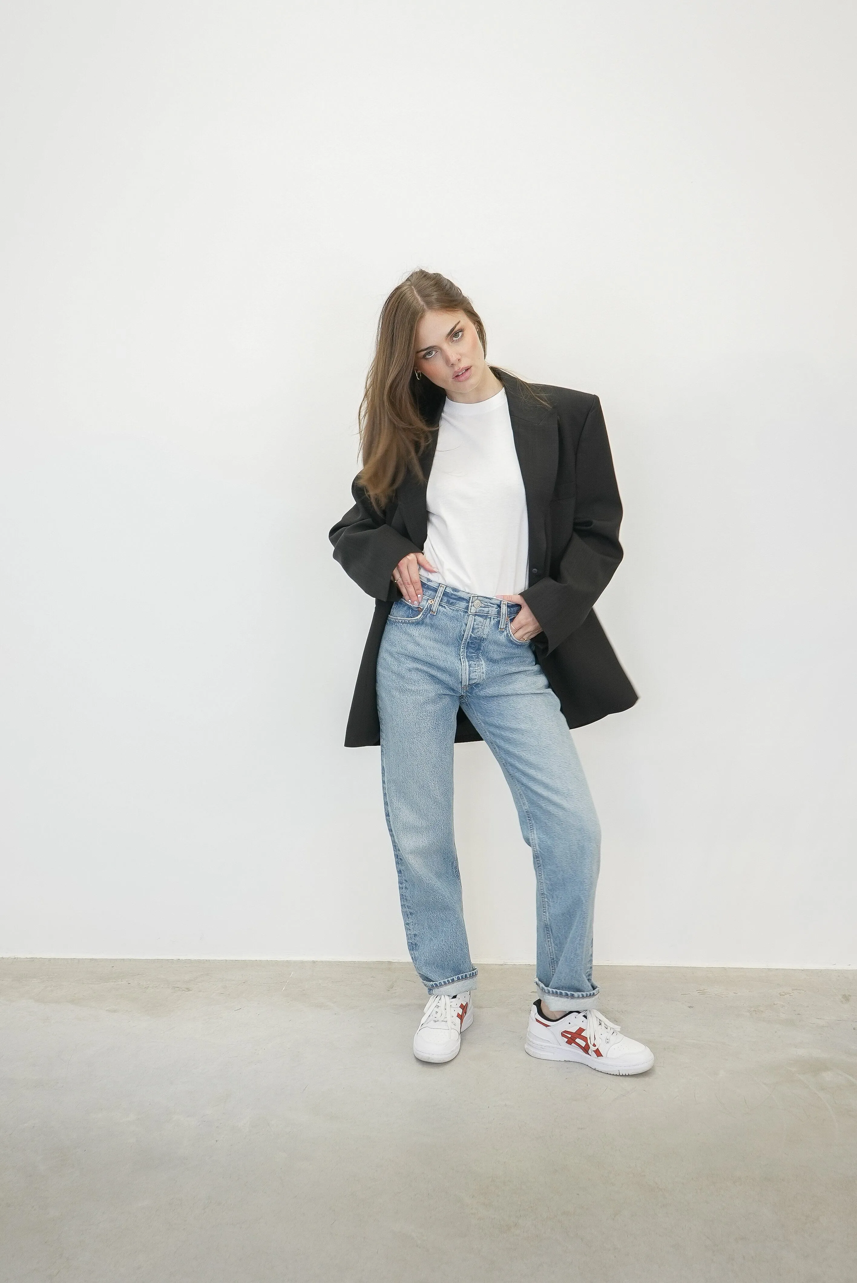 OVERSIZED OVERLAP BLAZER