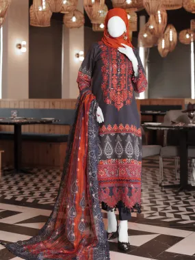 Panjnad by J. Essentials – Blue Embroidered | PJ-ESSU-24-0702