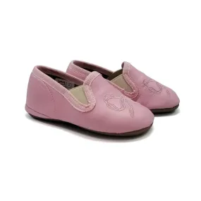 Pepe' Baby Pink Embroidered Soft Smoking Slip On 280