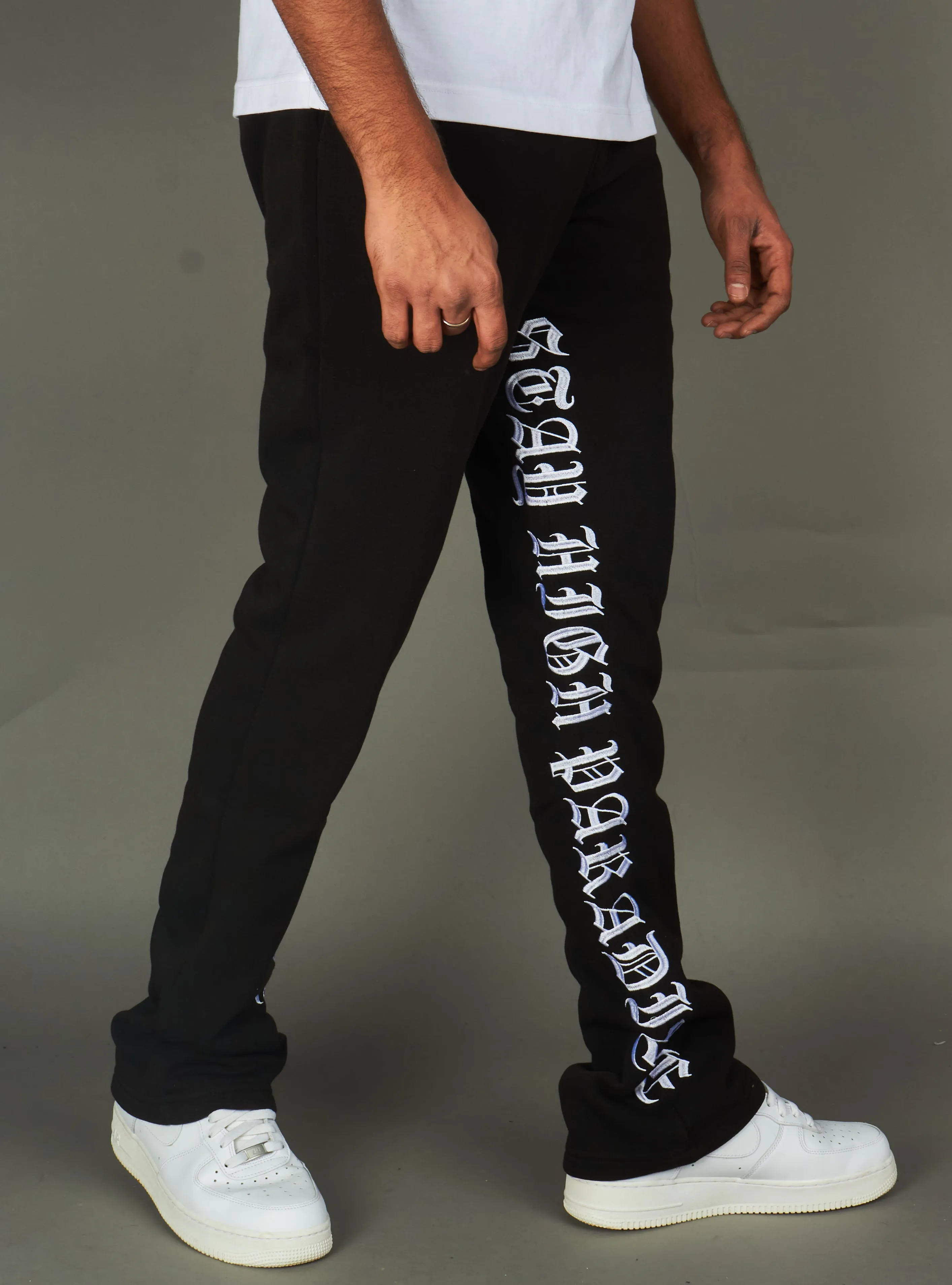 Rebel Minds Sweatpants - Stay High FLC - Black - 100-491