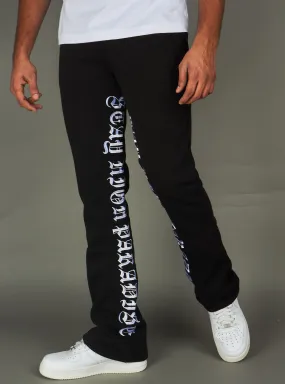 Rebel Minds Sweatpants - Stay High FLC - Black - 100-491