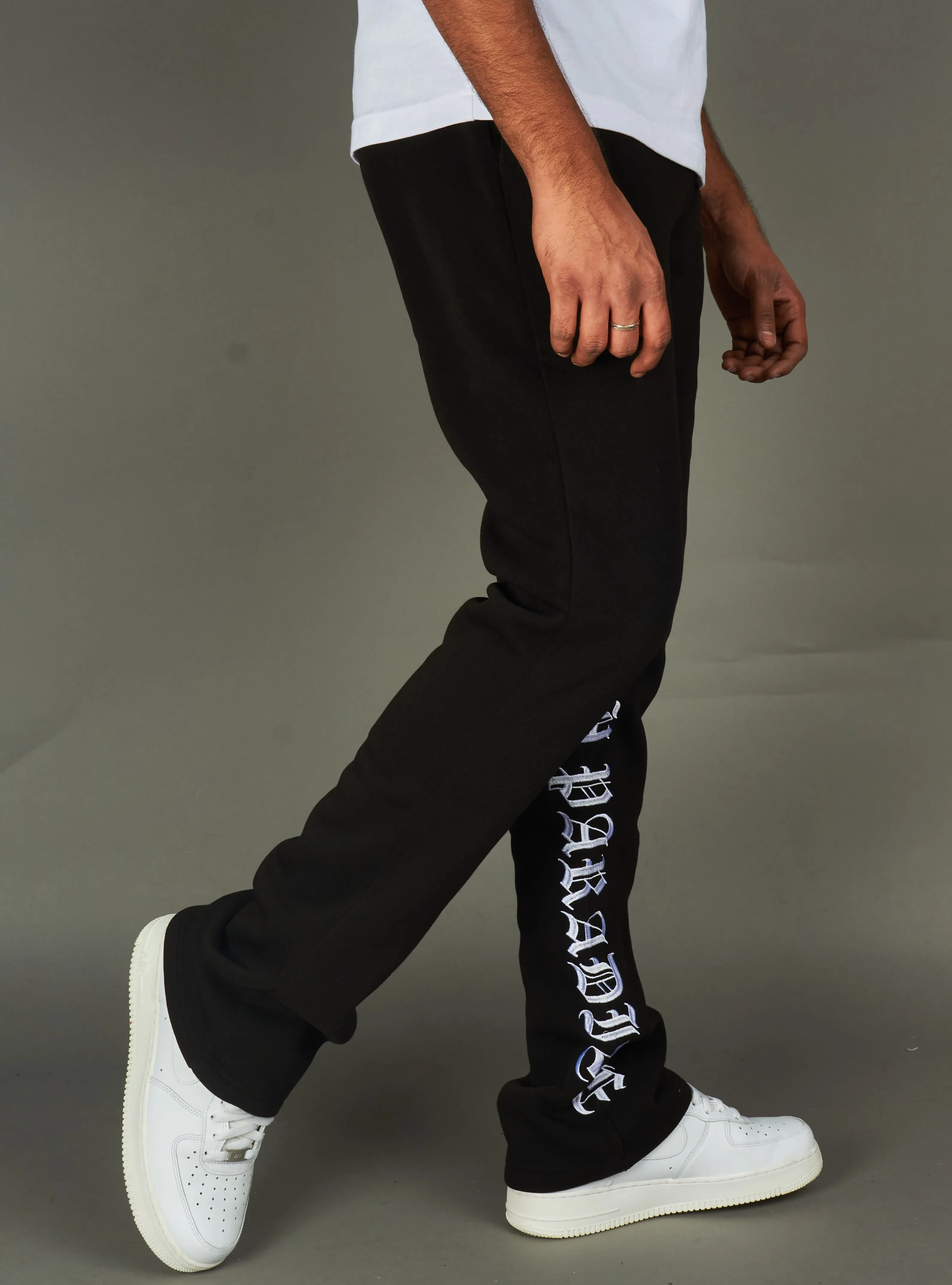 Rebel Minds Sweatpants - Stay High FLC - Black - 100-491