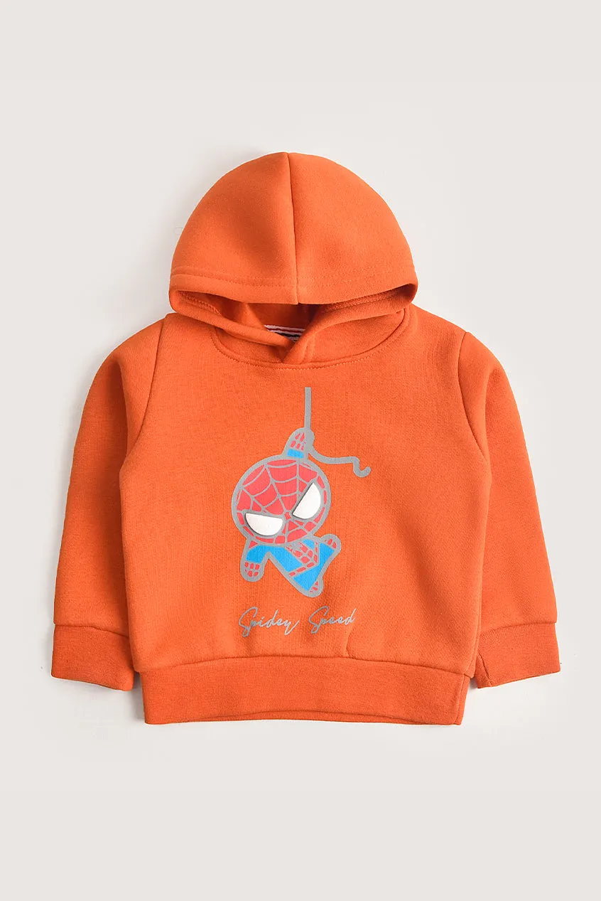 Rust Spider Fleece Two-Piece