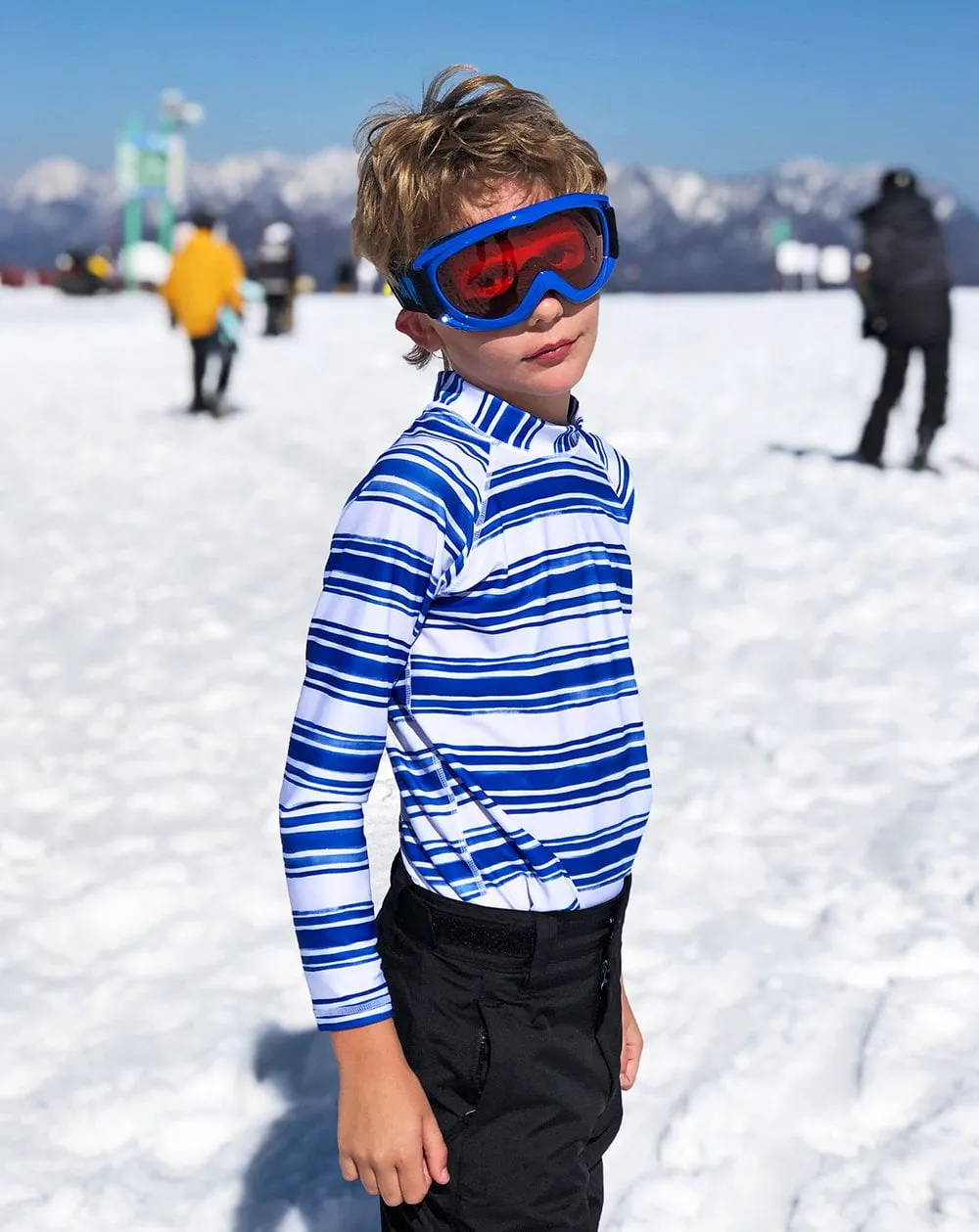 Seastripe Sustainable Sea & Snow Rash Top