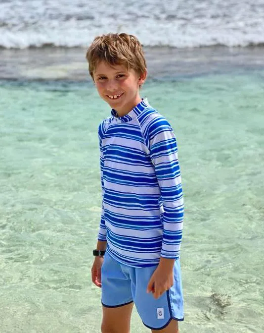 Seastripe Sustainable Sea & Snow Rash Top
