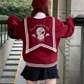 Skeleton Sailor School Sweater SD00291