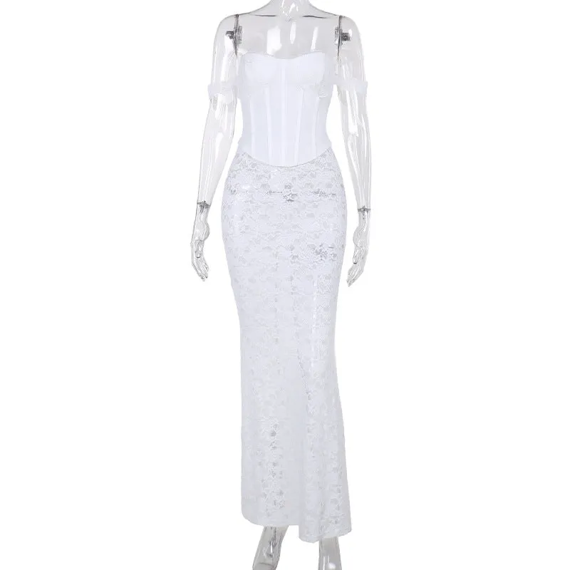 Sophie Off-Shoulder Strapless Backless Women Dress