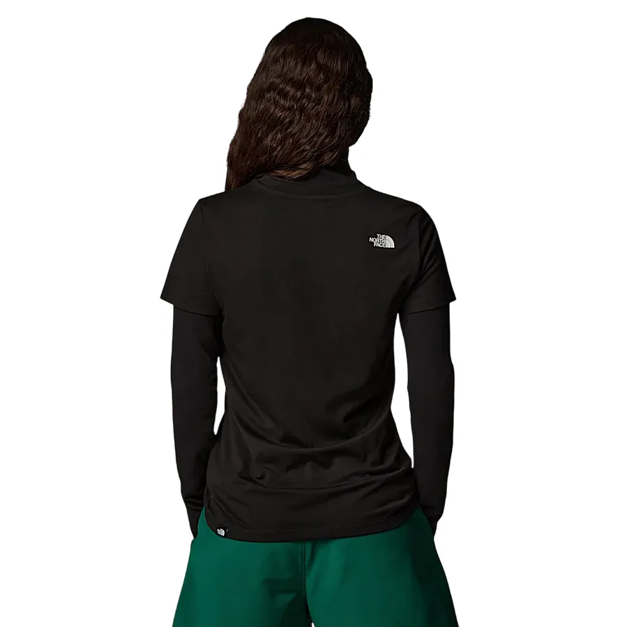 The North Face maglietta manica corta da donna Easy nf0a8a6djk3 nero
