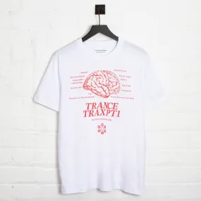 Trance Trax PT1 Front Print - Tshirt - White