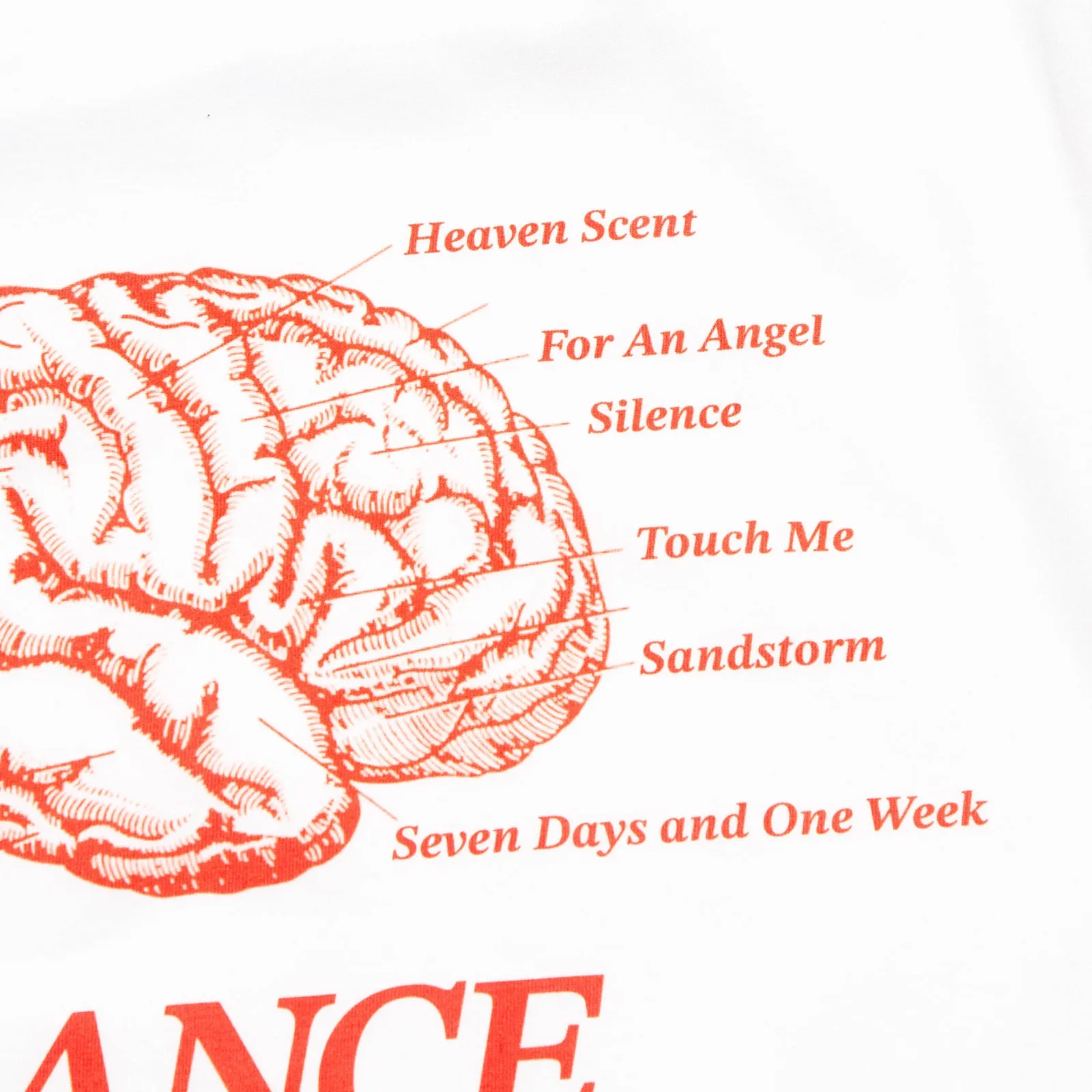 Trance Trax PT1 Front Print - Tshirt - White